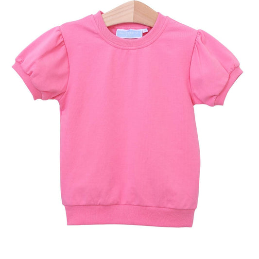 Landry Puff Sleeve Top - Pink