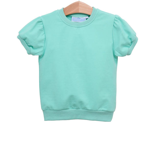 Landry Puff Sleeve Top - Mint