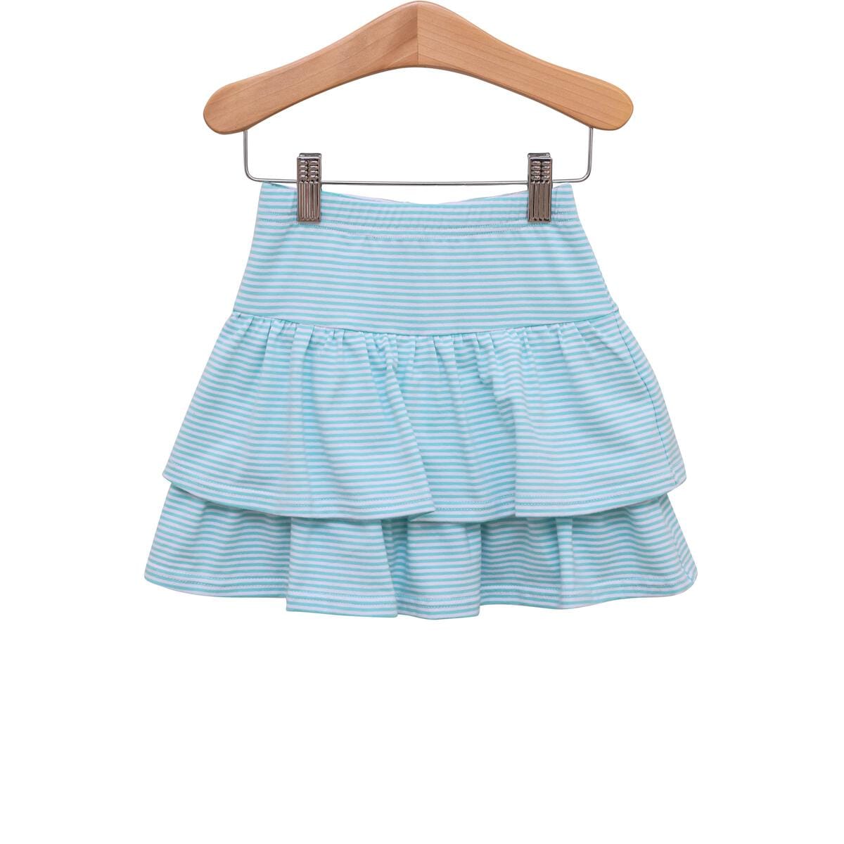 Rosemary Skort - Mint Stripe