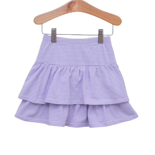 Rosemary Skort - Lavender Stripe