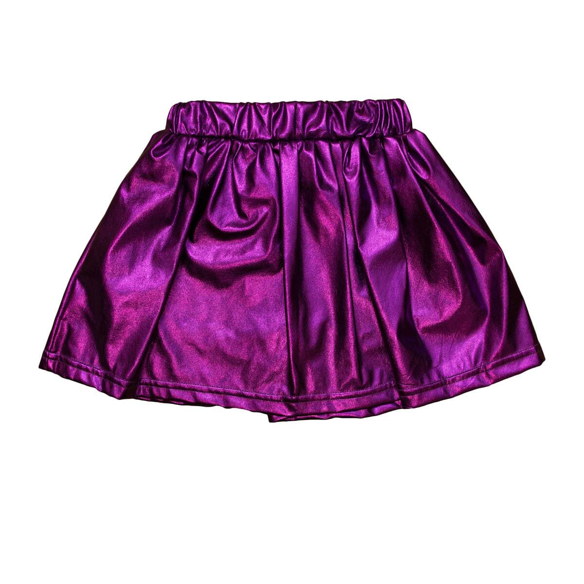 Purple Metallic Skort