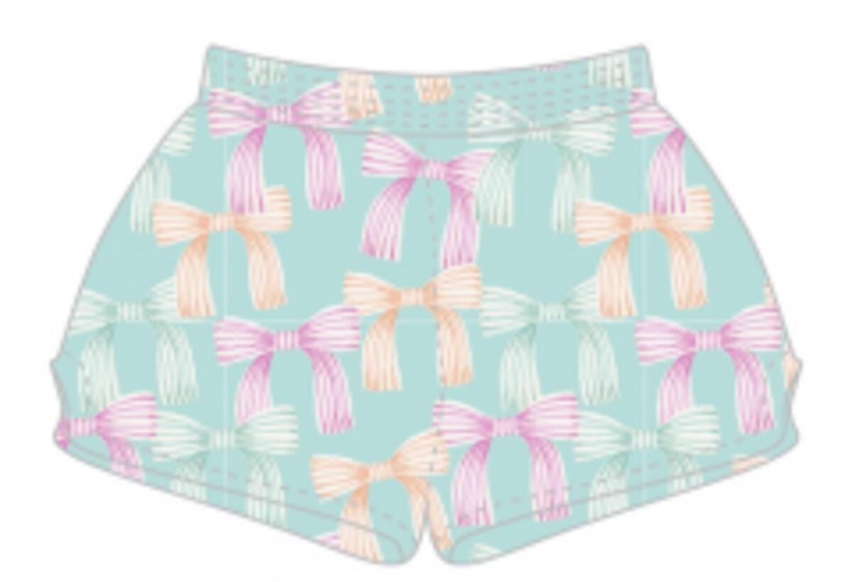 Beautiful Bows Plush Shorts