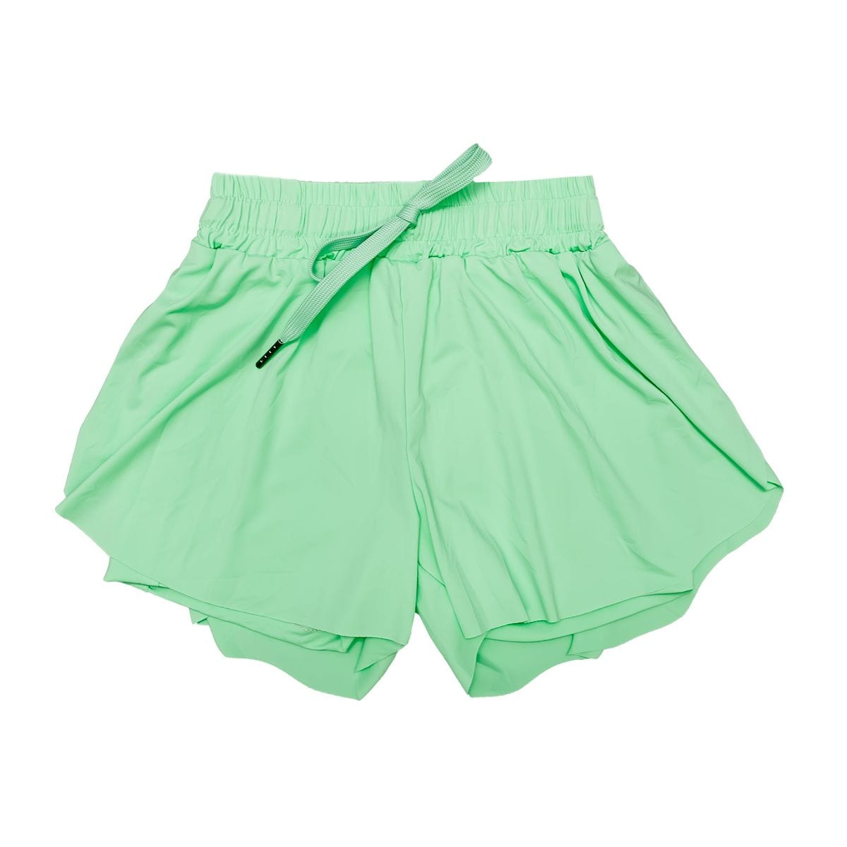 Neon Green Butterfly Shorts