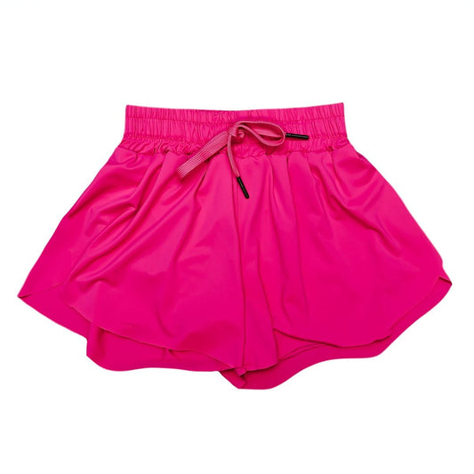 Neon Pink Butterfly Shorts