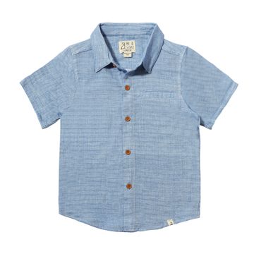 Newport Woven Shirt/ Blue Gauze