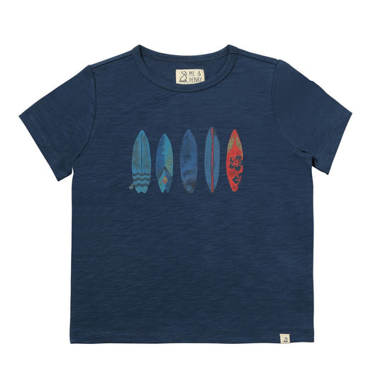 Falmouth Printed Tee - Surfboards