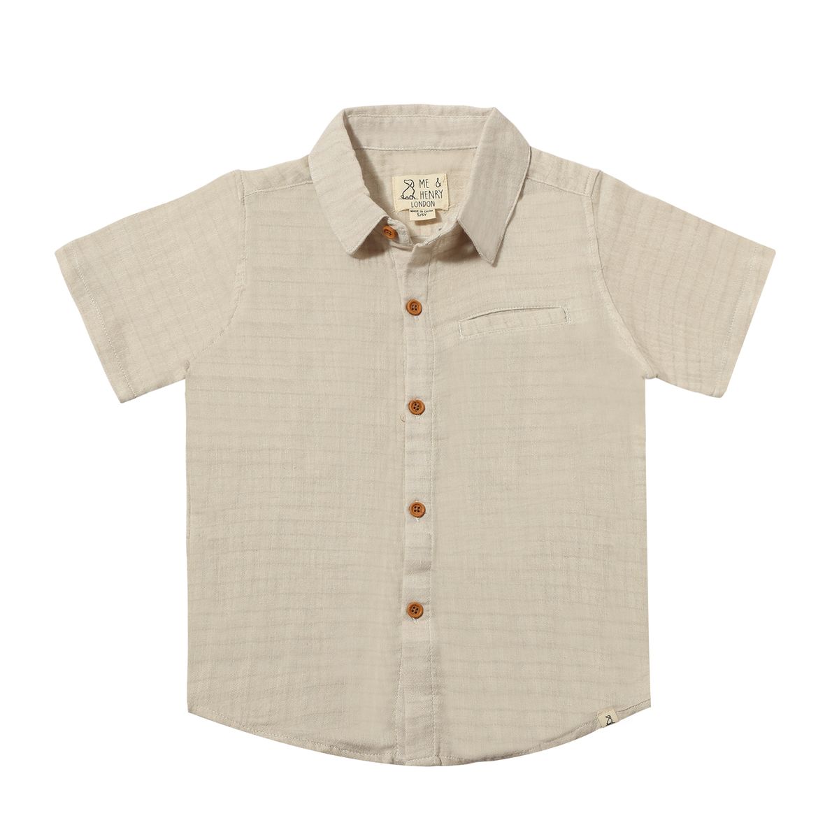 Newport Woven Shirt/ Khaki Gauze