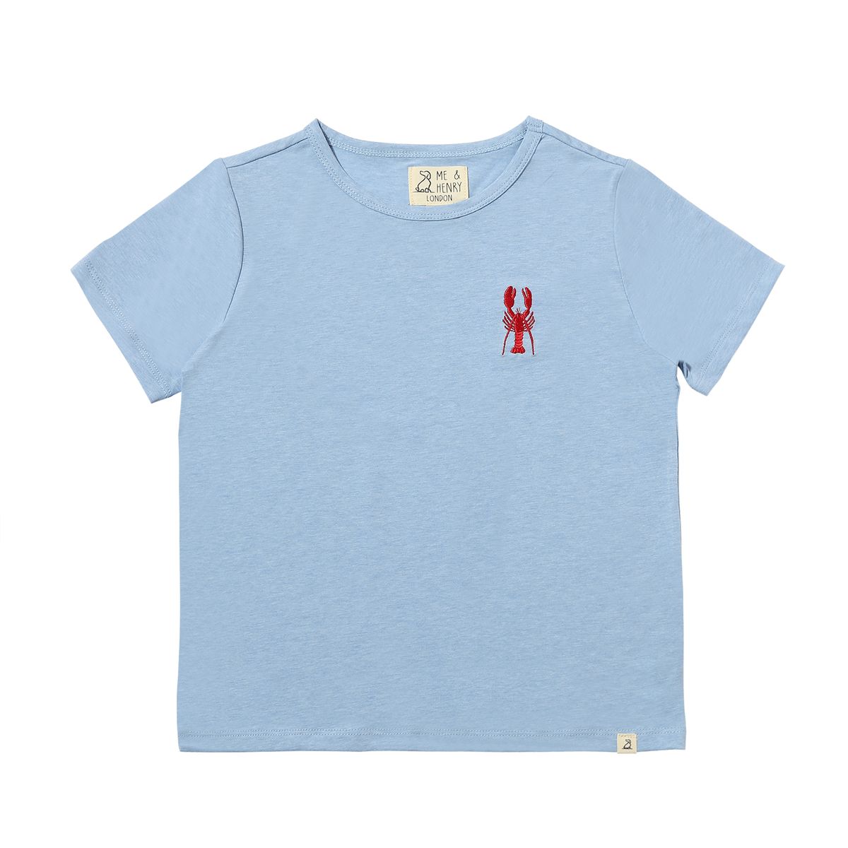 Marine Embroidered Tee - Lobster