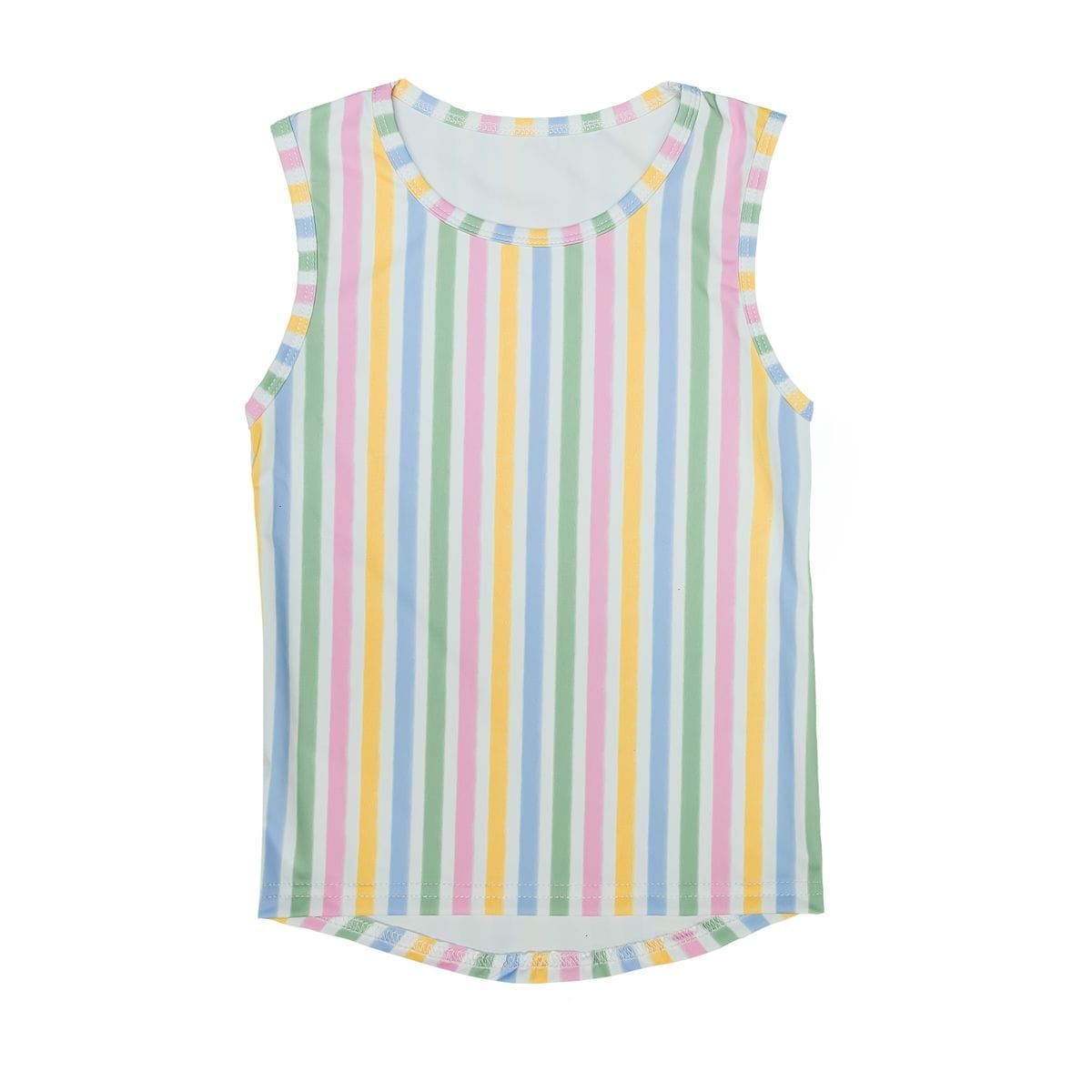 Striped High Low Tank