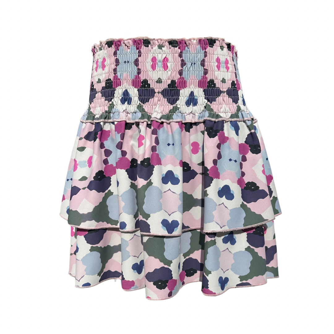 Scottie Skirt, Magenta Ink Blot