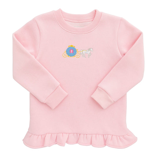 Pink Ruffle Sweatshirt, Carriage