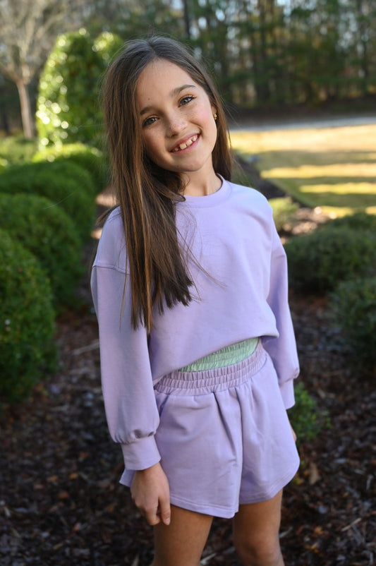 Dora Sweatshirt, Purple