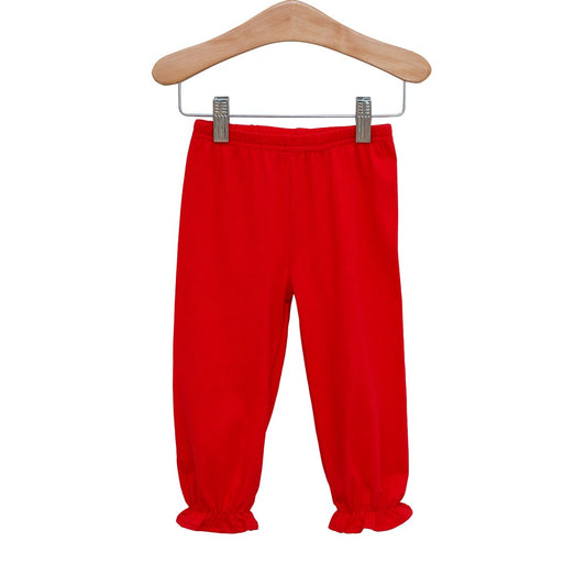 Bloomer Pants - Red Ruffle