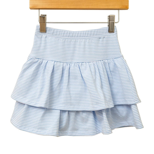 Rosemary Skort - Light Blue Stripe