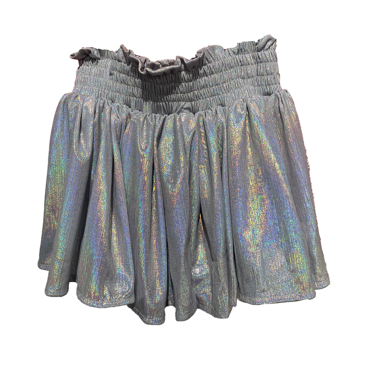 Plissé Shine Skort
