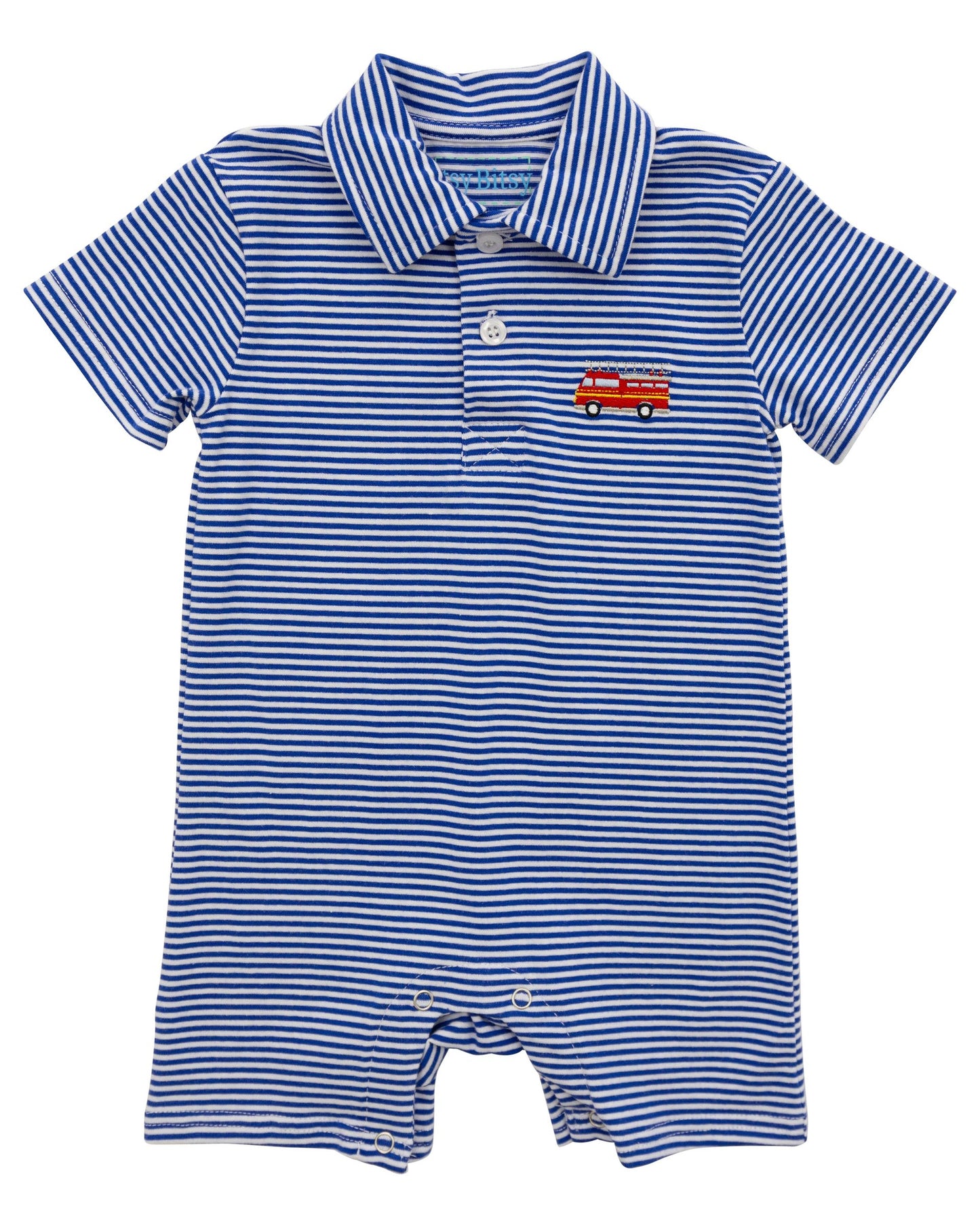Firetruck Polo Romper