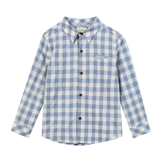 Atwood Button Down, Blue and White Plaid