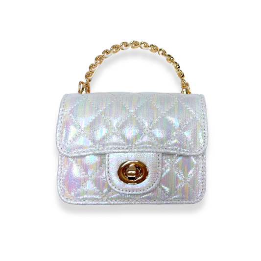 Shiny Quilted Purse