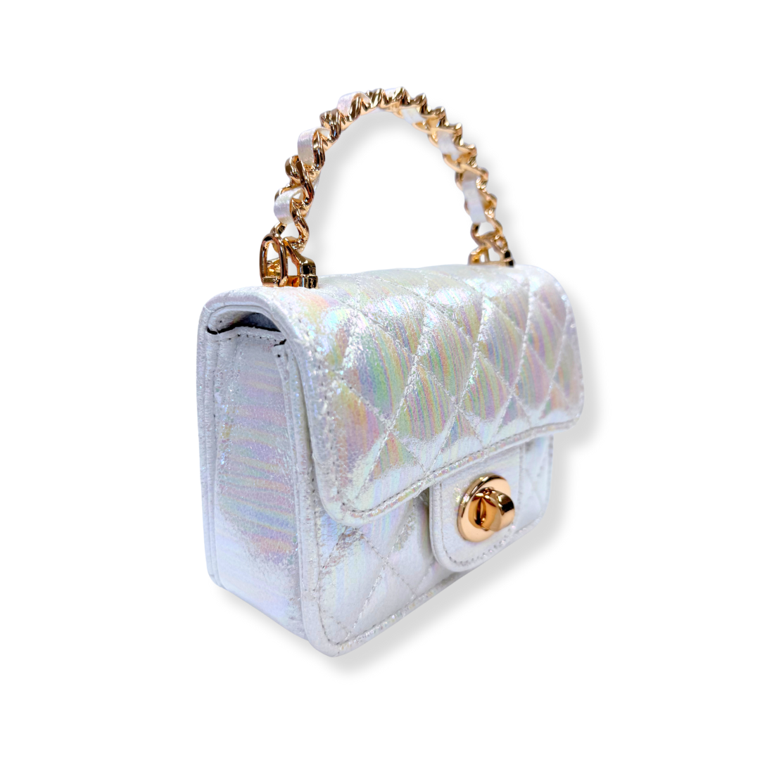 Shiny Quilted Purse