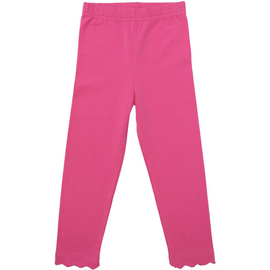 Scalloped Leggings, Pink