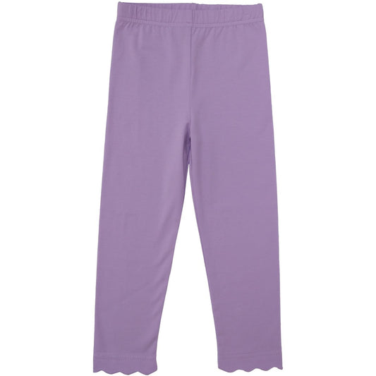 Scalloped Leggings, Lavender