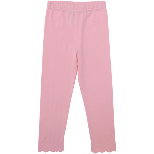 Scalloped Leggings, Light Pink