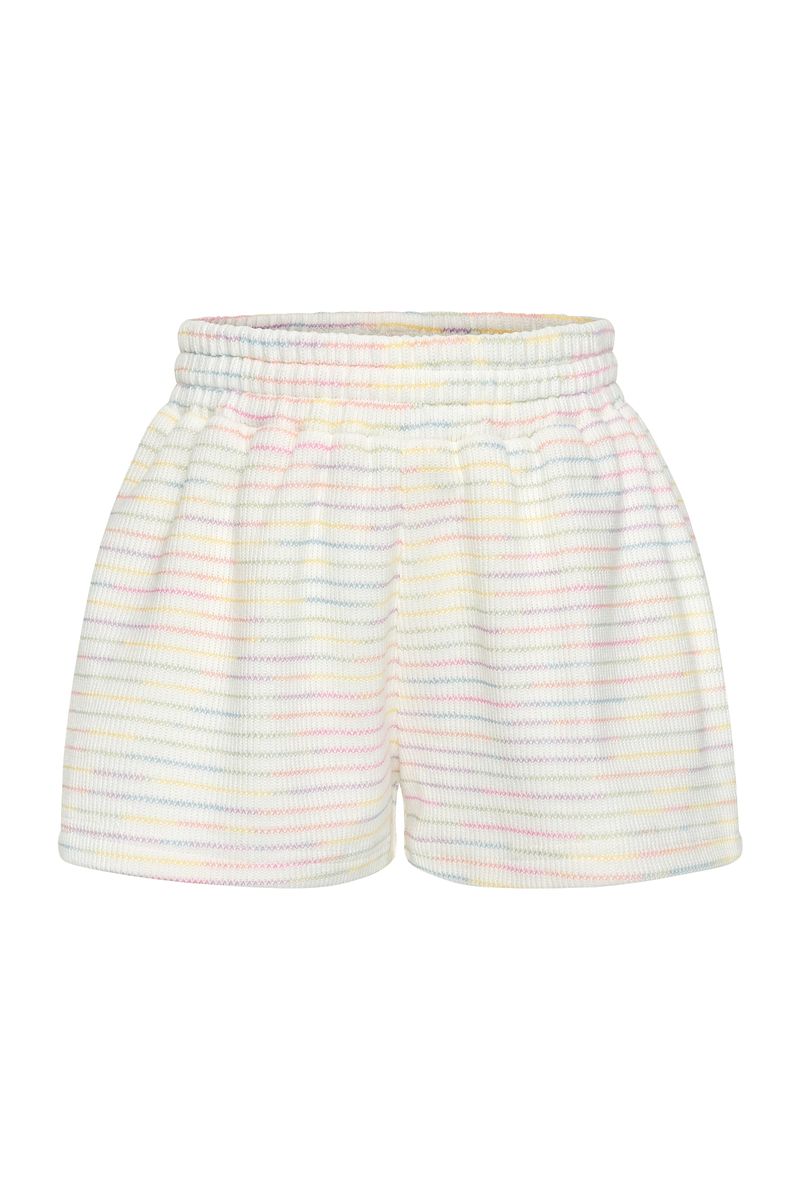 Carlisle Short, Rainbow Stripe Knit