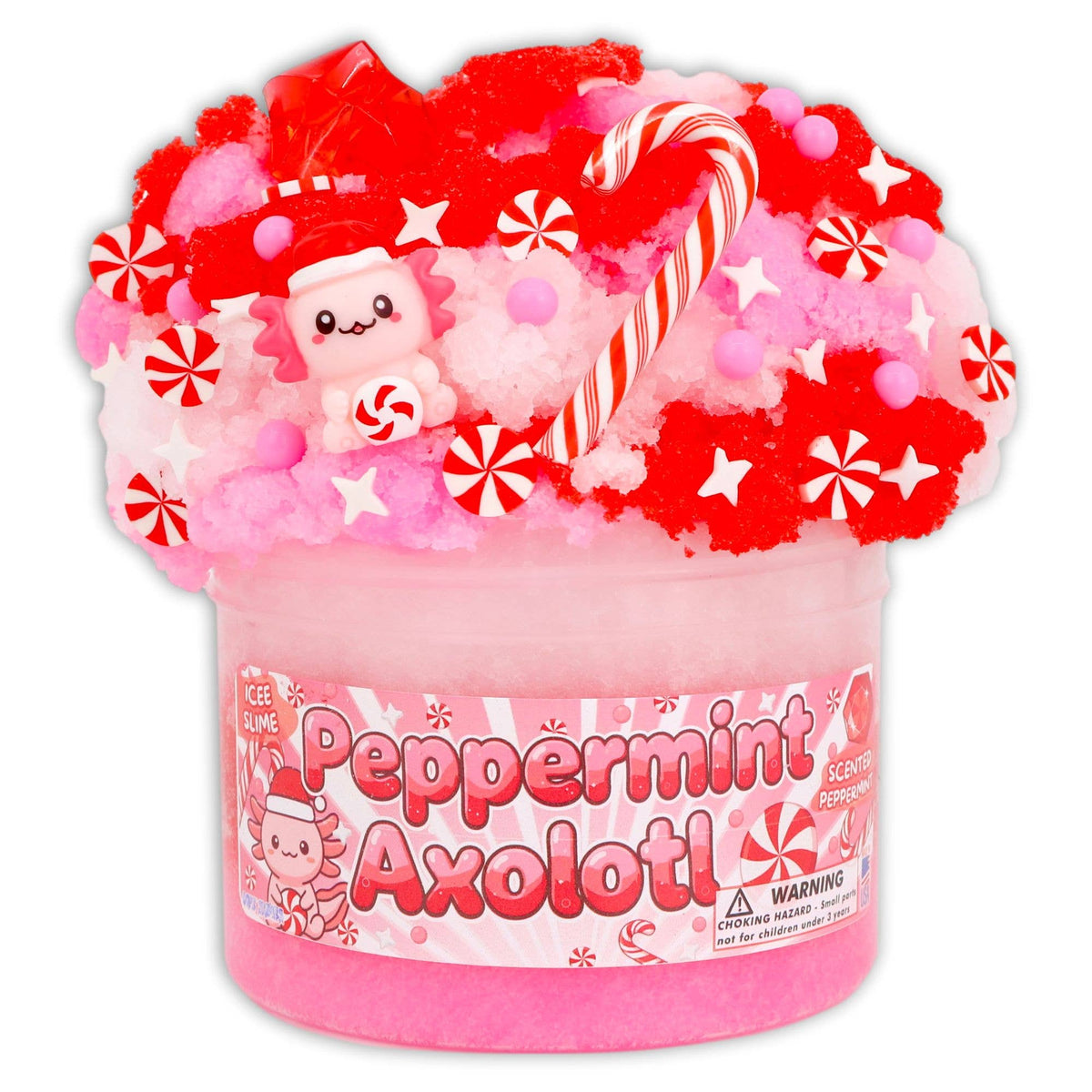 Peppermint Axolotl - Icee Textured Slime