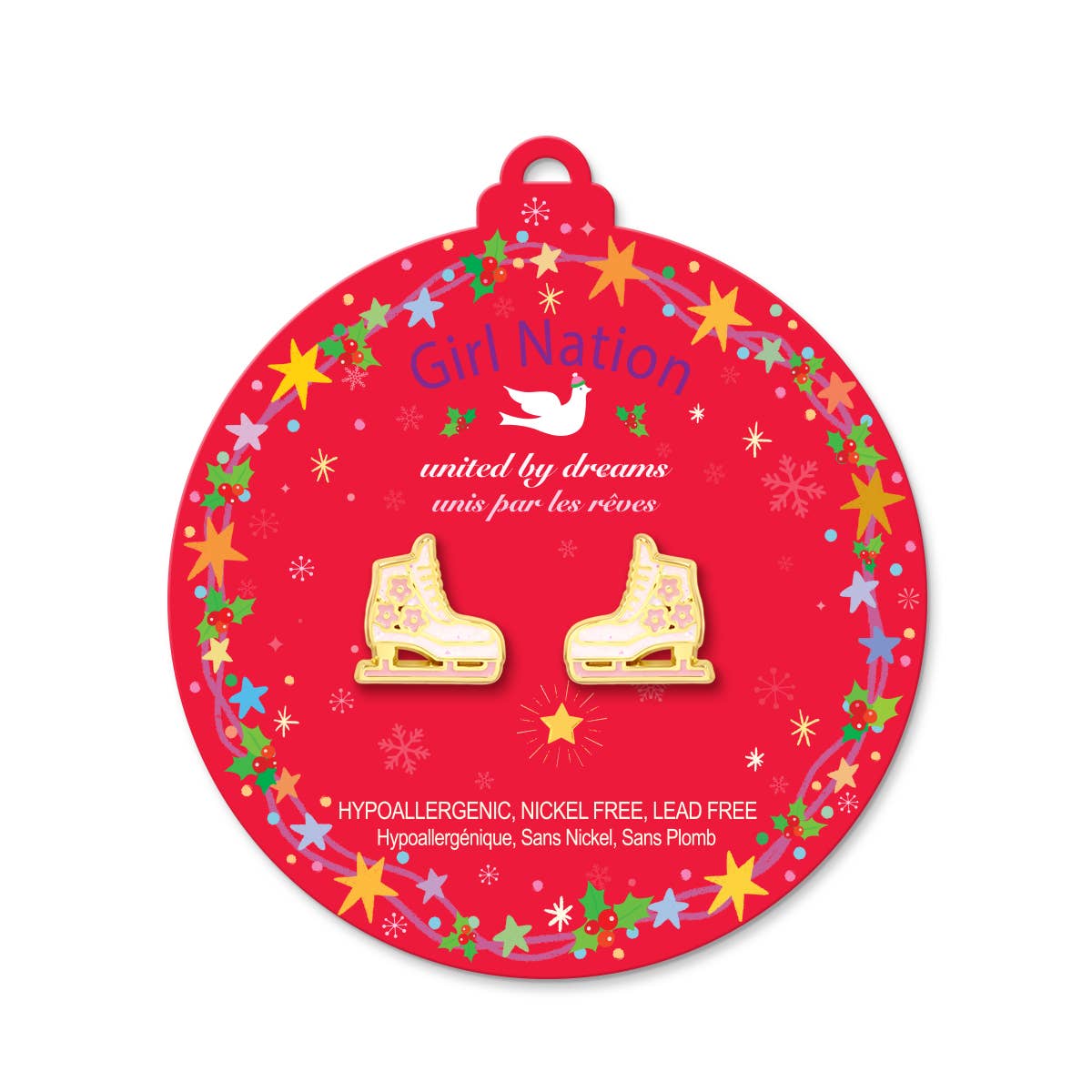 Ice Skates | Cutie Stud Earrings | Christmas 2026