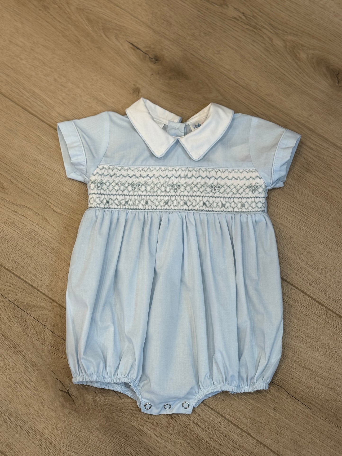 Boy Smocked Bubble