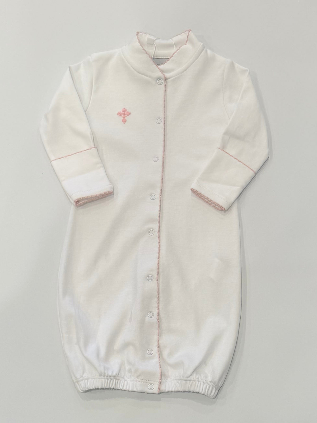 Pima Converter with Crochet Cross in Pink