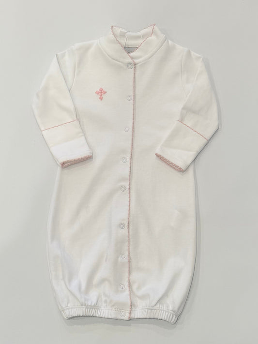 Pima Converter with Crochet Cross in Pink