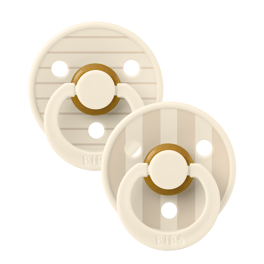 BIBS STUDIO Colour 2 Pack Block - Ivory/Vanilla Mix