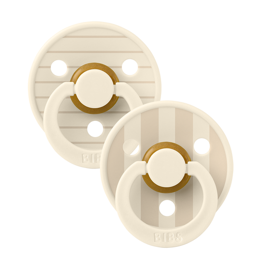 BIBS STUDIO Colour 2 Pack Block - Ivory/Vanilla Mix