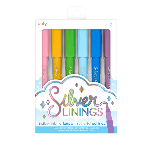 Silver Linings Outline Markers Set