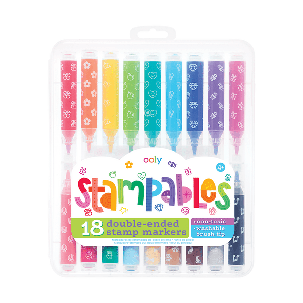 Stampables Double-Ended Stamp & Brush Markers