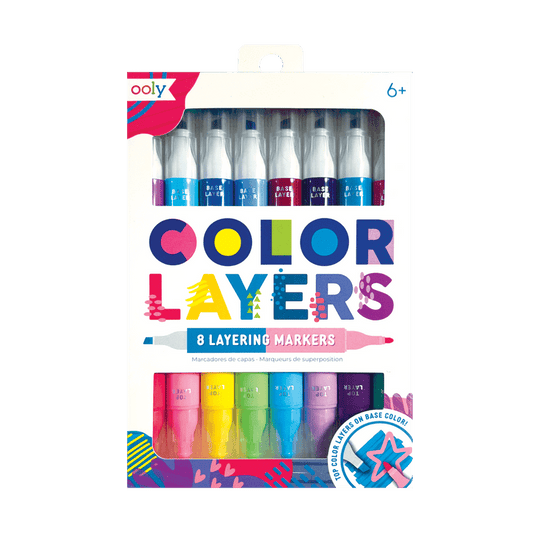 Double Ended Layering Markers - Set of 8/16 Colors