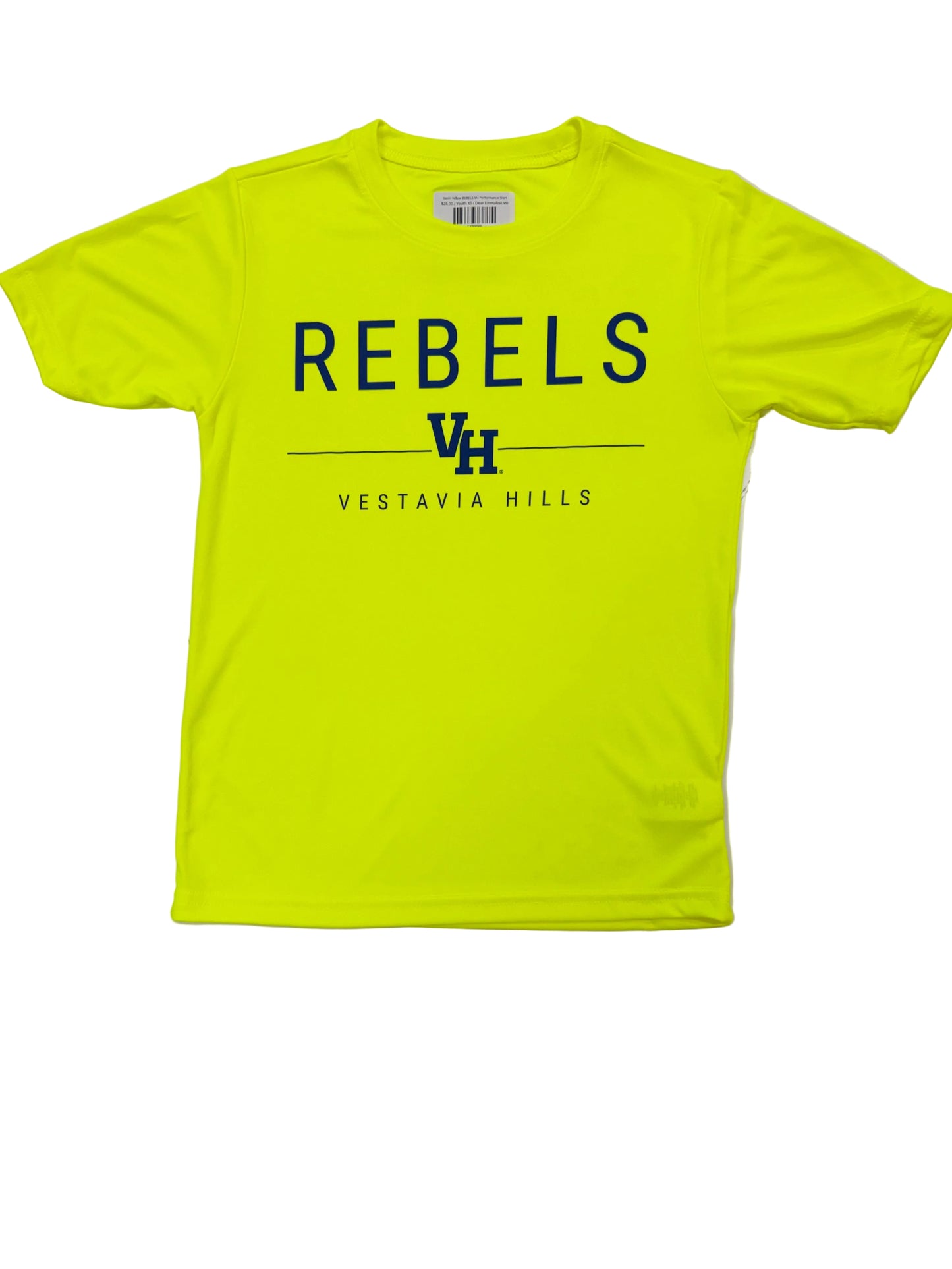 Neon Yellow REBELS VH Performance Shirt