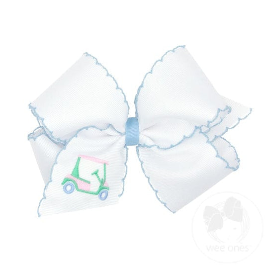 Embroidered Golf Cart Bow