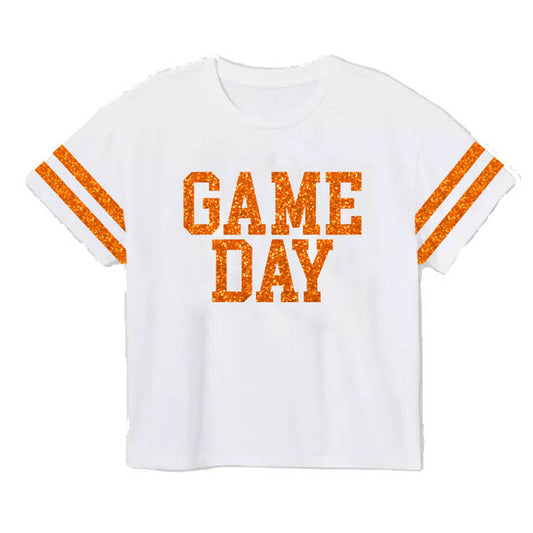 Boxy Game Day Shirt, Orange
