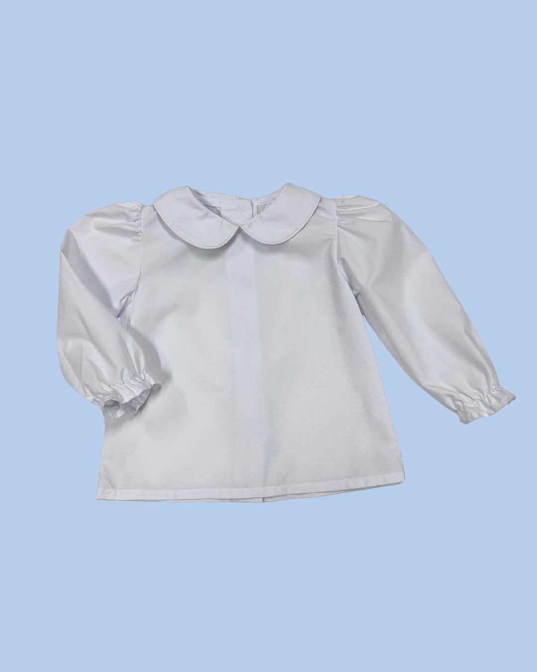 Ally Blouse, White Broadcloth