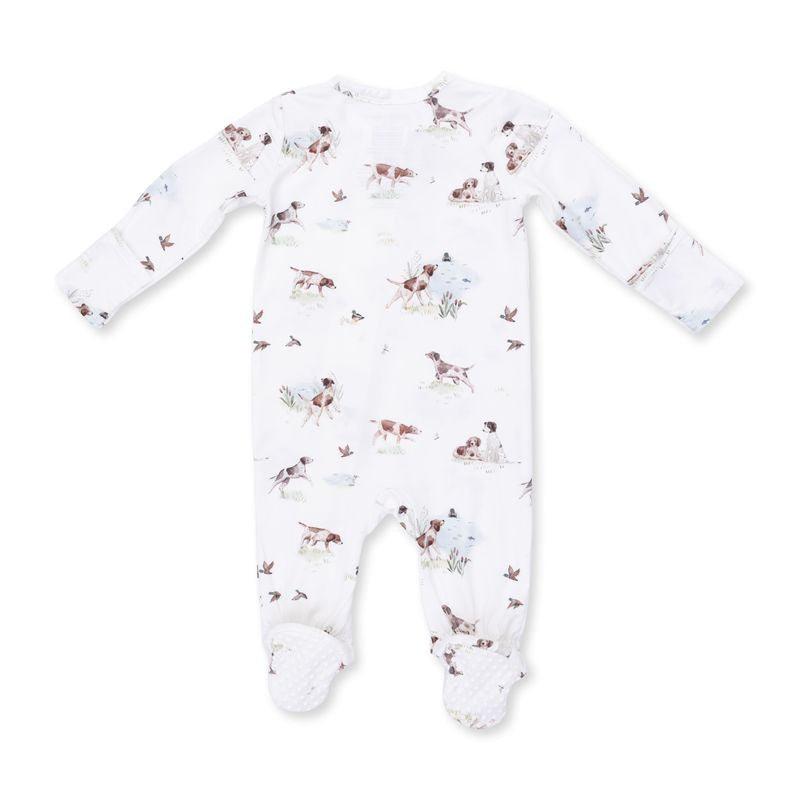 Pointer Pups and Duck Buddies, 2 Way Zipper Footie