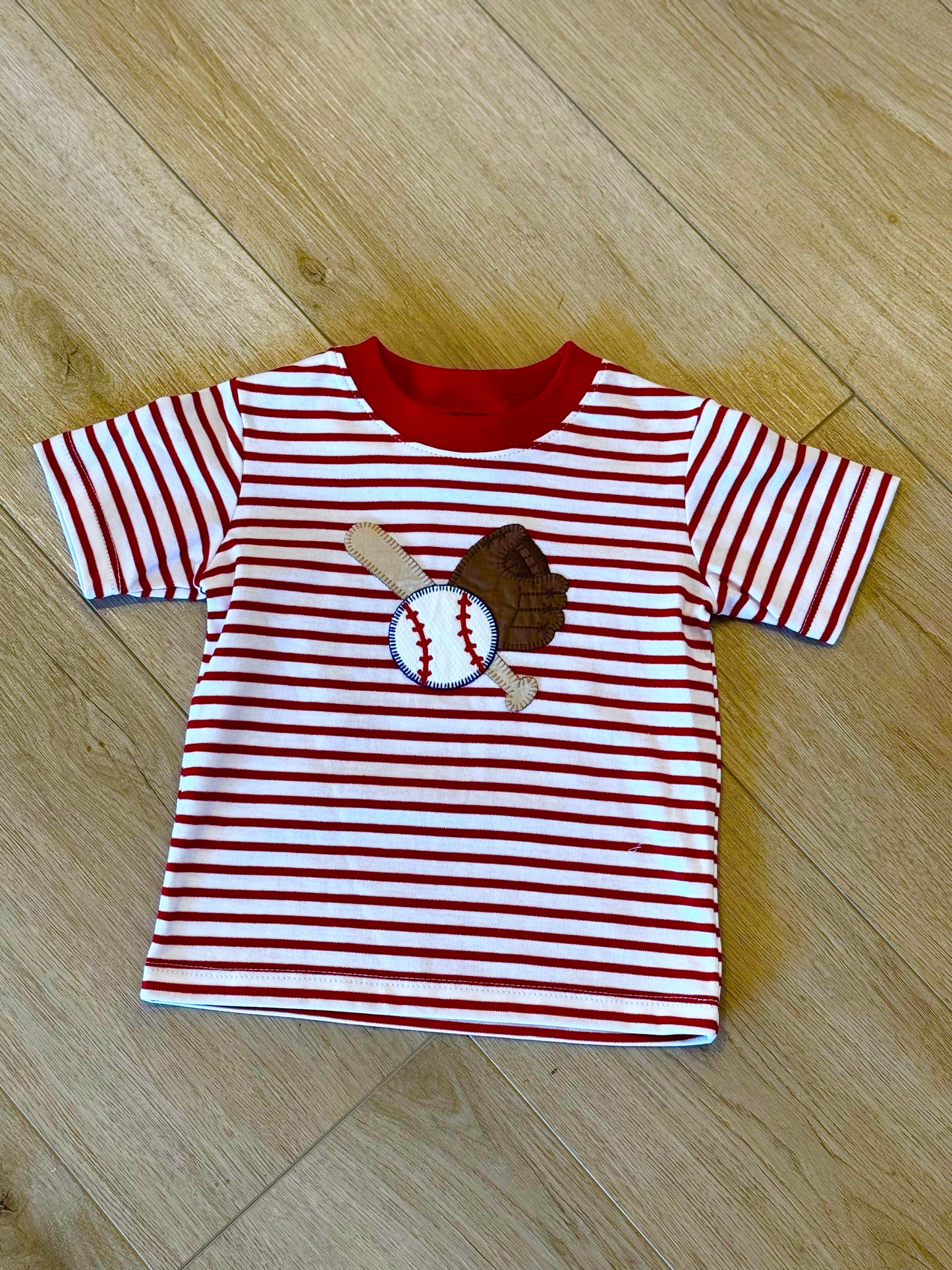 Baseball Harry’s Play Tee, Red TS Knit