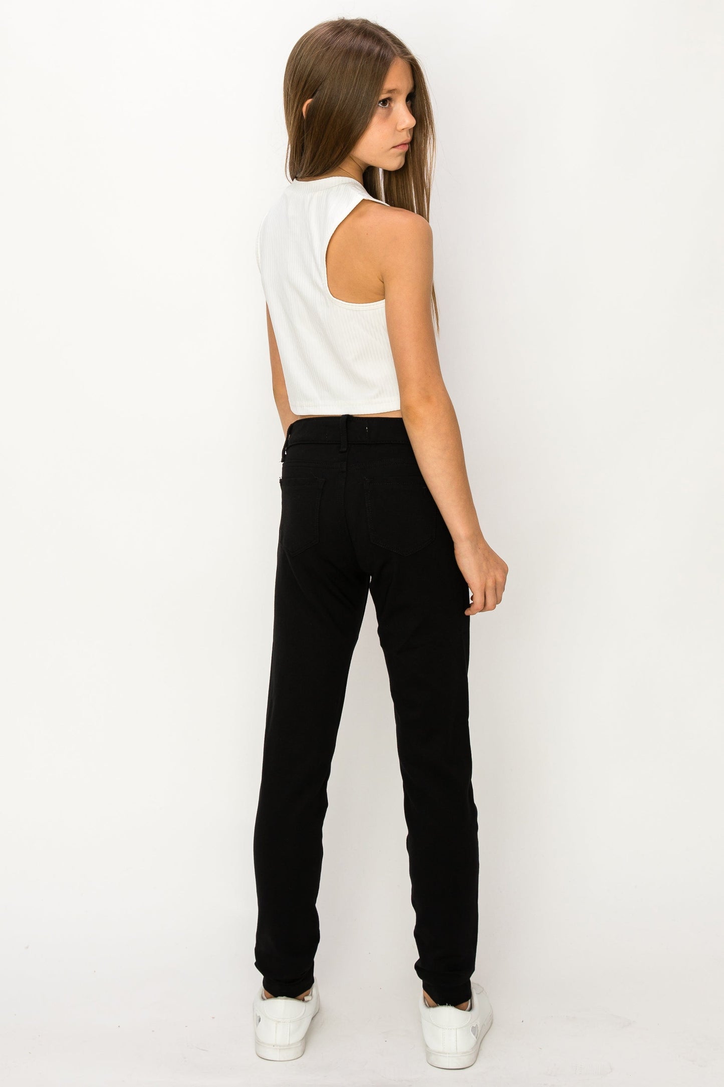 Diane Basic Mid Rise Jegging - Black