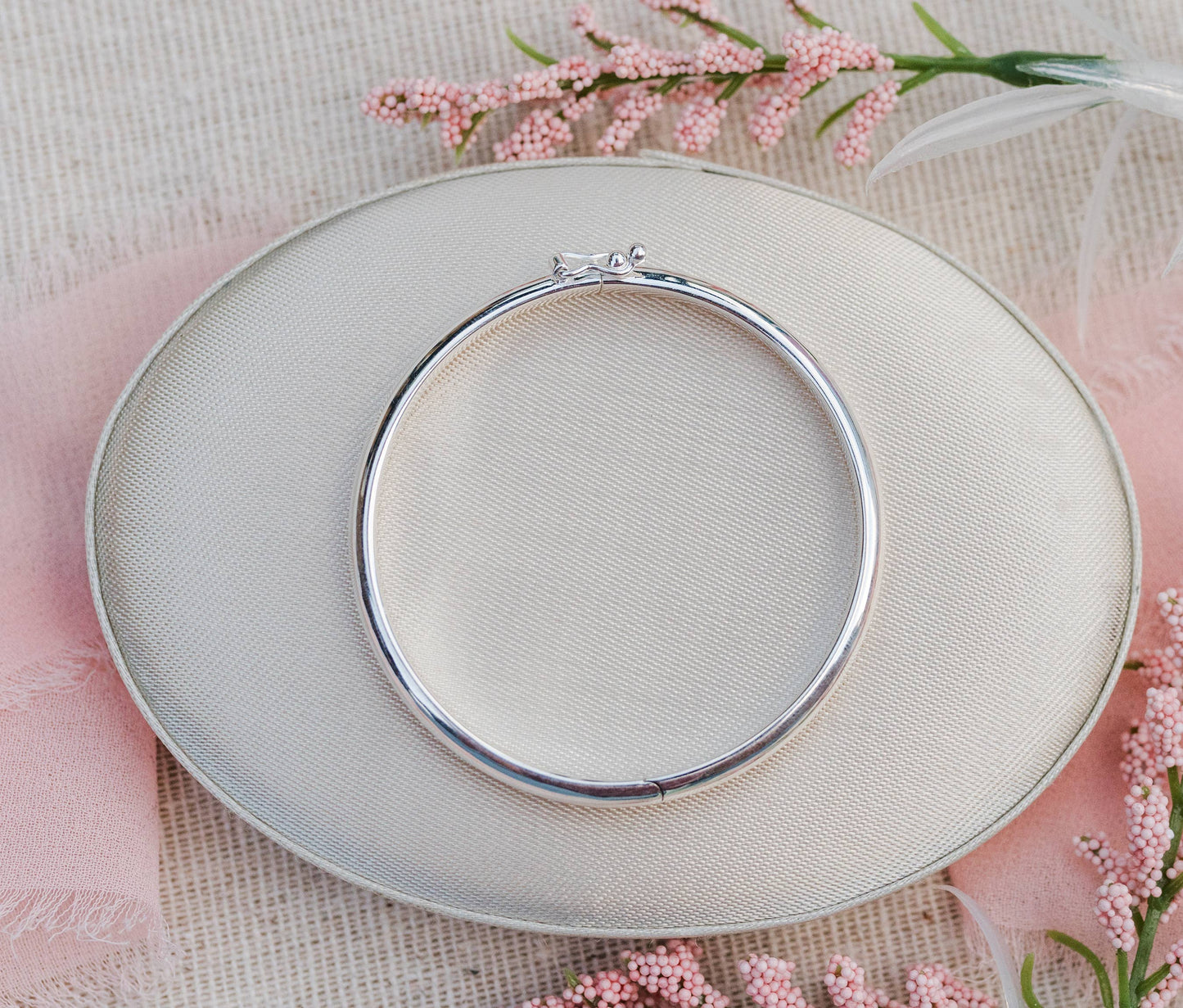 Classic Silver Bangle