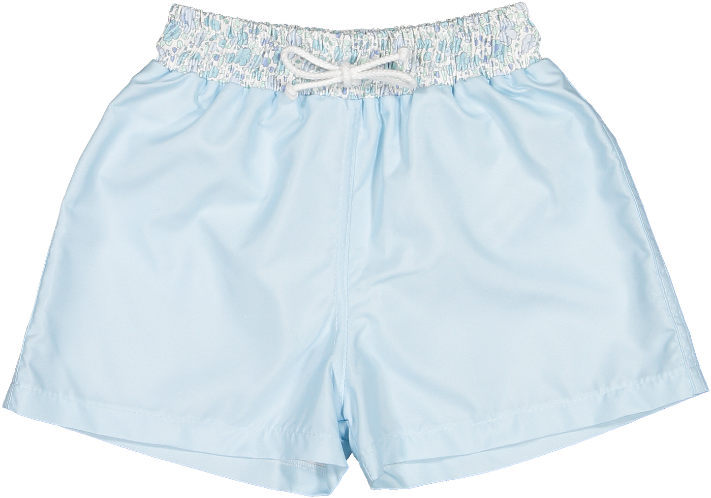 Ditsy Blue Floral Swim Trunks