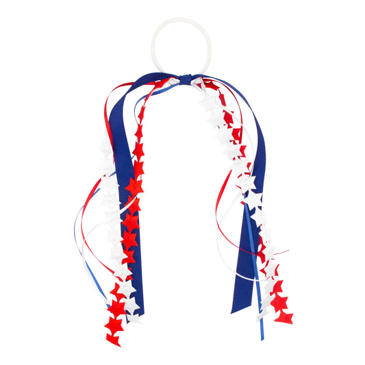 Satin Stars with Grosgrain Streamers