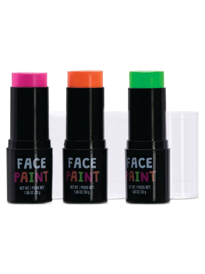 Ready, Set, Glow! Neon Face Paint Set