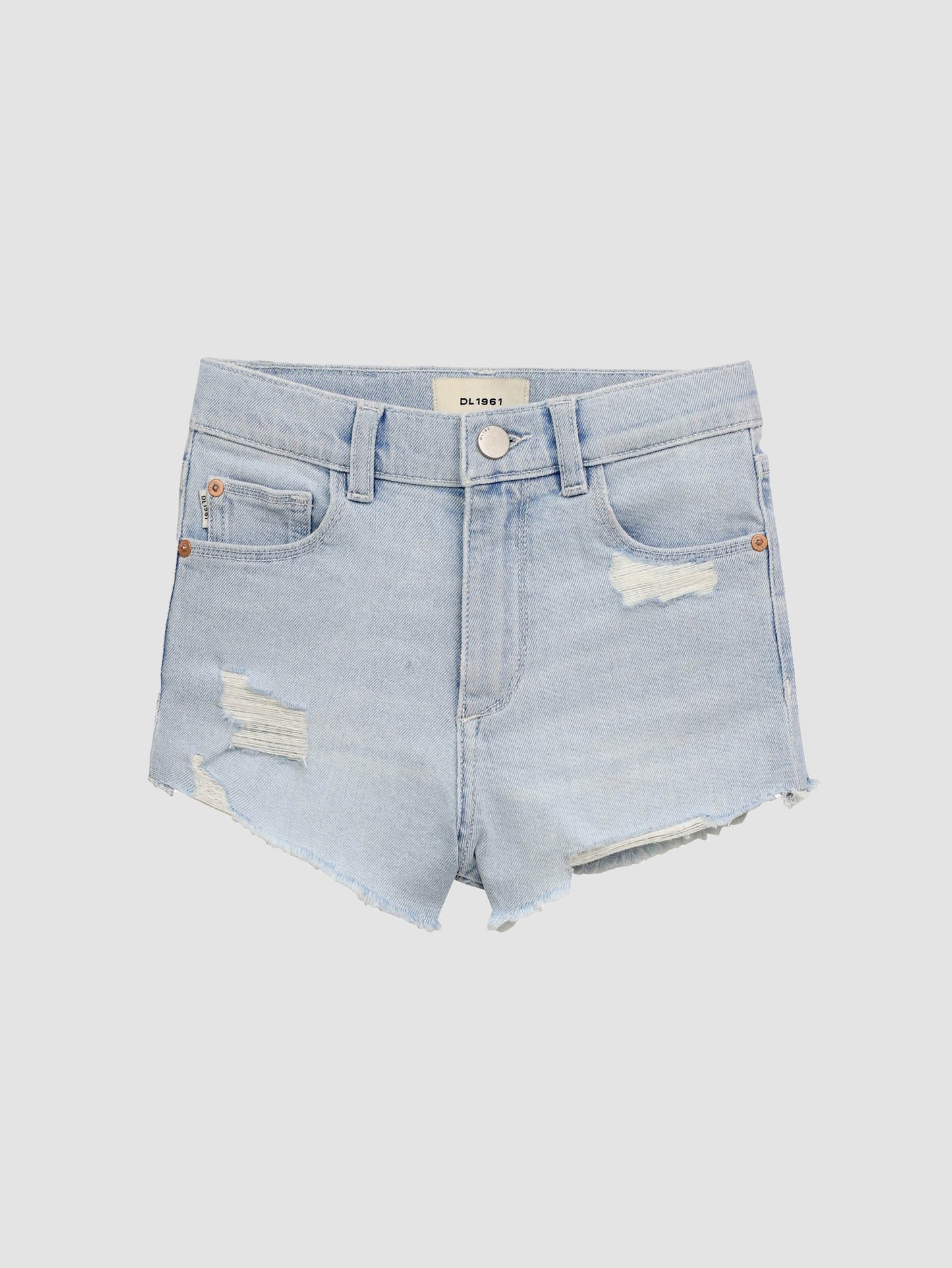 Lucy Denim Shorts-Poolside