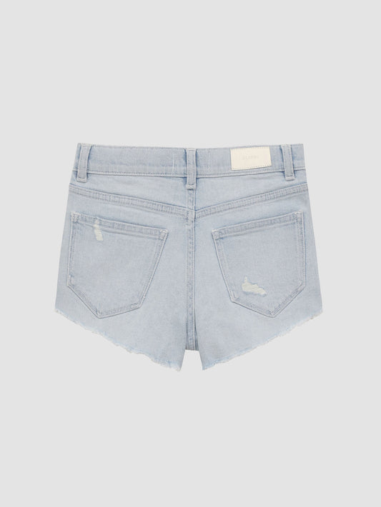 Lucy Cutoff Shorts - Poolside Distressed